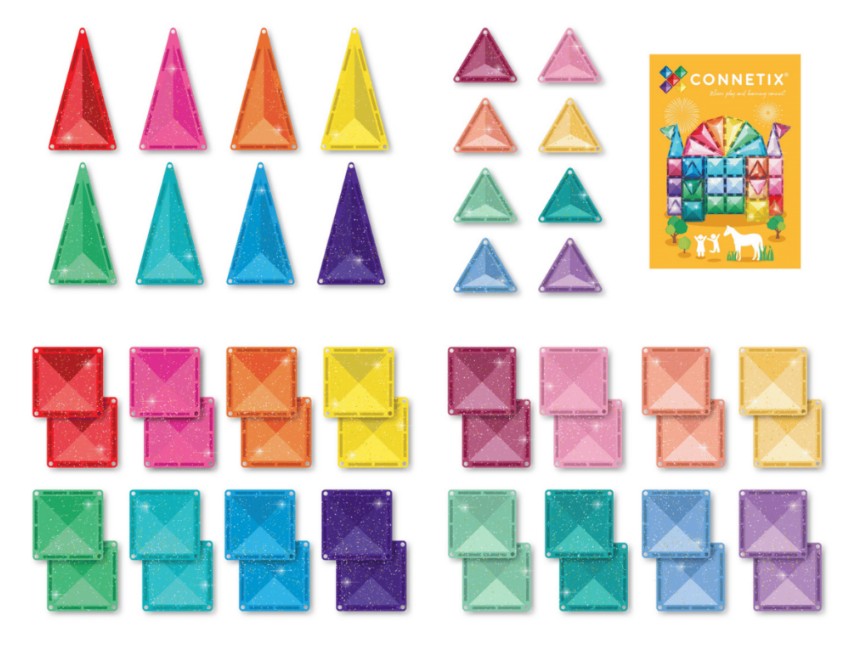 Connetix Glitter Castle Pack 48 |  | Safari Ltd®