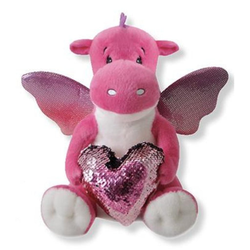 10" Plush Pink Valentine Dragon - "Hot For You" - Safari Ltd®