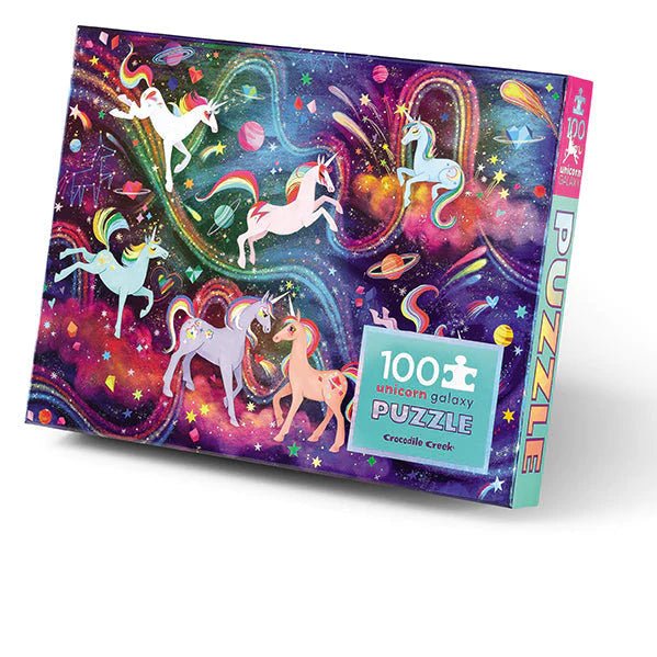 100 piece Holographic Puzzle: Unicorn Galaxy - Safari Ltd®