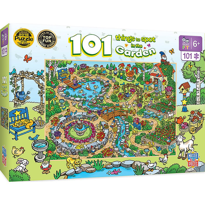 101 Things to Spot - In the Garden 101 pc Puzzle - Safari Ltd®
