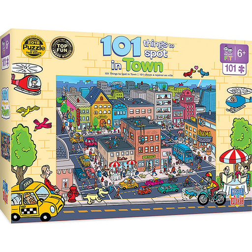101 Things to Spot - In Town 101 pc Puzzle - Safari Ltd®