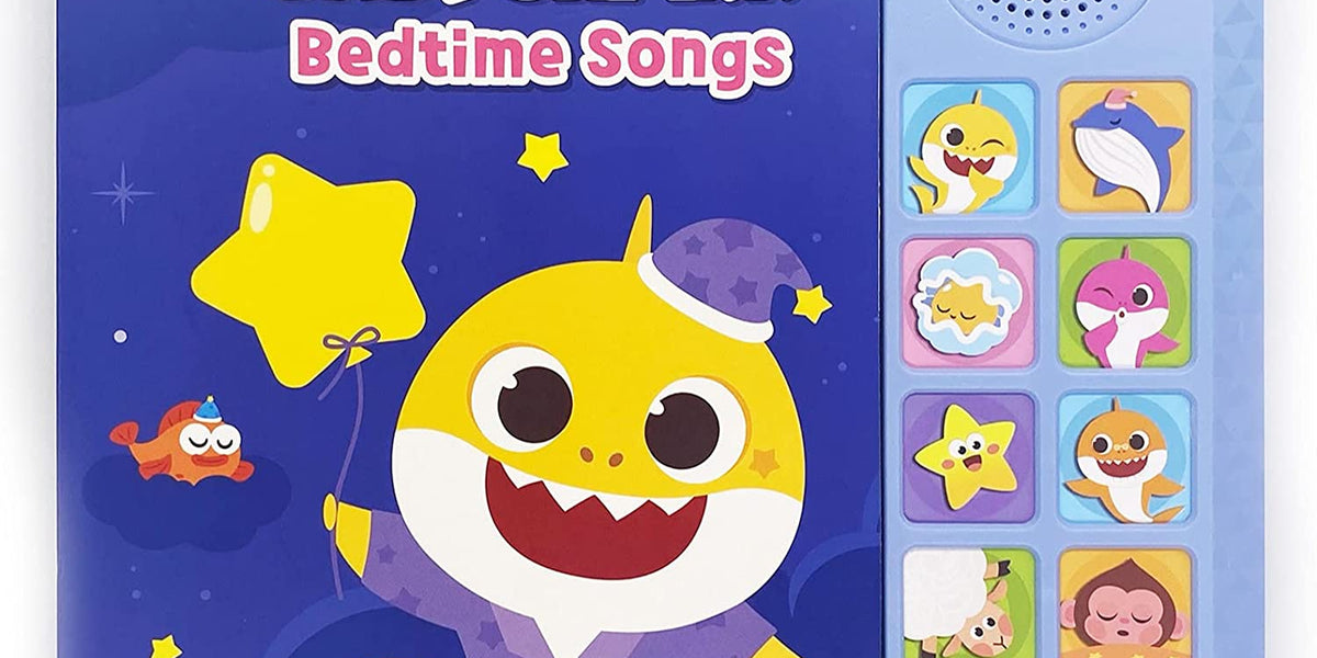 Baby Shark Bedtime Songs Sound Book (10 Button) 