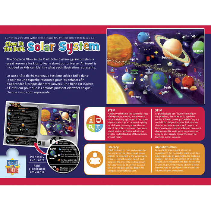 Educational - Solar System Glow 60 pc Puzzle |  | Safari Ltd®