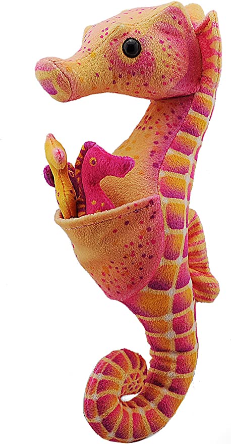 12" (29cm) Wild Onez Seahorse Dad & Baby - Safari Ltd®