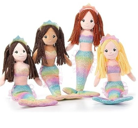 Rainbow mermaid doll hotsell