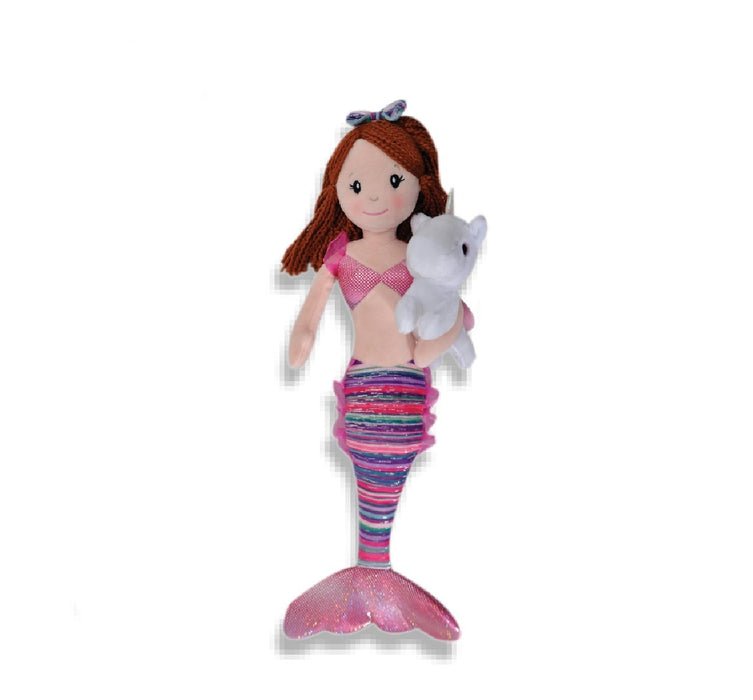 17" Plush Boho Mermaids with Unicorn - Assorted - Safari Ltd®