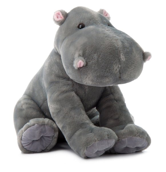 The Petting Zoo Hippo Stuffed Animal, Gifts for Kids, Wild Onez Zoo Animals, Jumbo Hippo Plush Toy 20 Inches