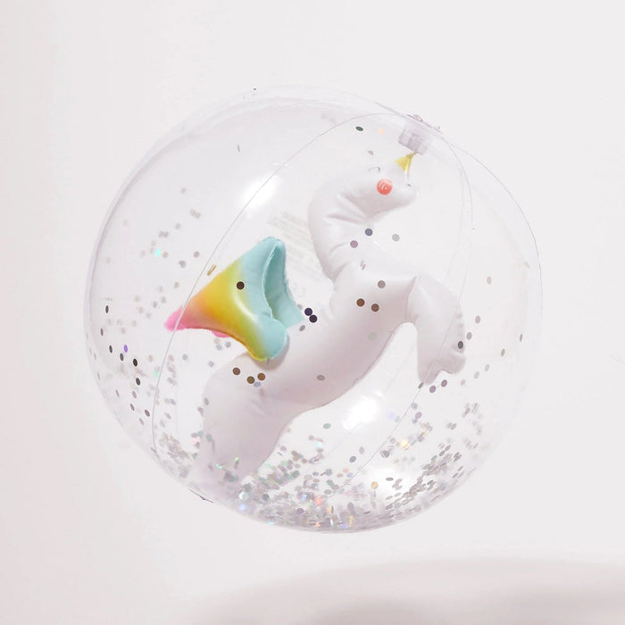 3D Inflatable Beach Ball Unicorn - Safari Ltd®