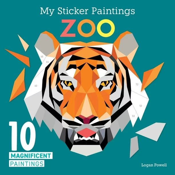 Activity Book - My Sticker Paintings: Zoo - Safari Ltd®