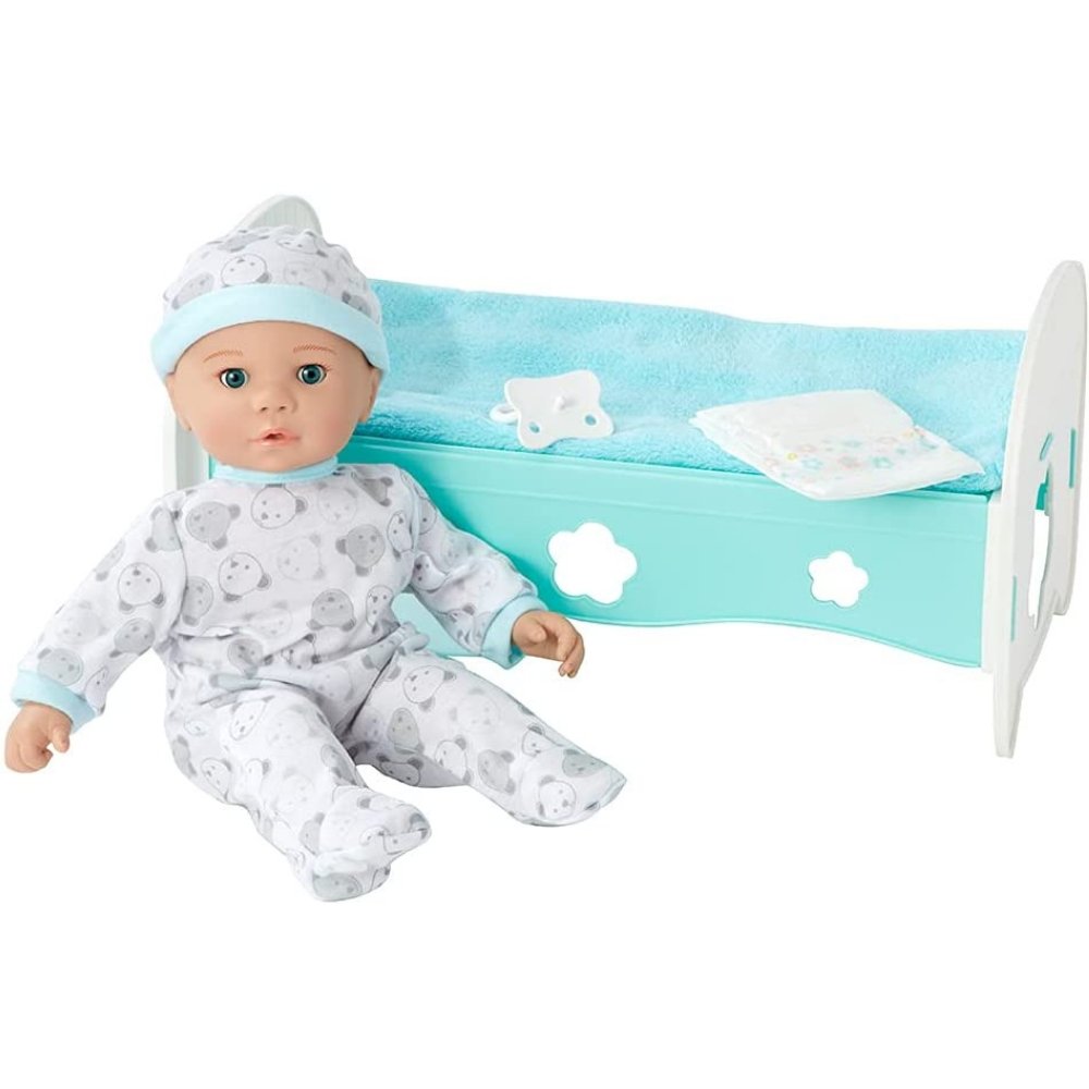 Adoption Day Baby Boy - Light Skin/Blue Eyes Doll | Safari Ltd®