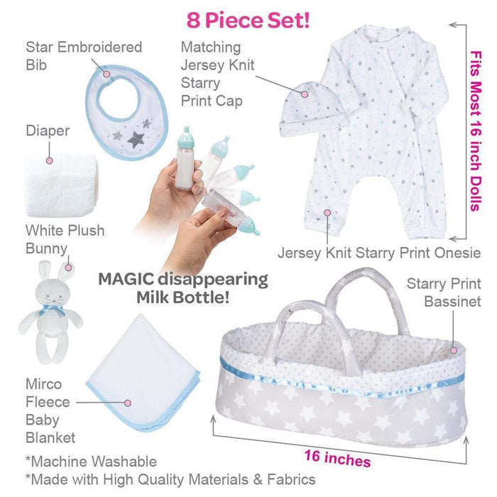Adora Dollas 16" Adoption Baby Doll Essentials - Sweet Star - Safari Ltd®