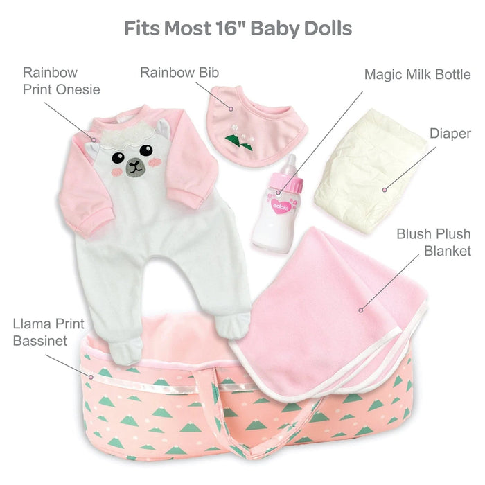 Adora Dolls 16" Adoption Baby Doll Essentials - Baby Llama - Safari Ltd®