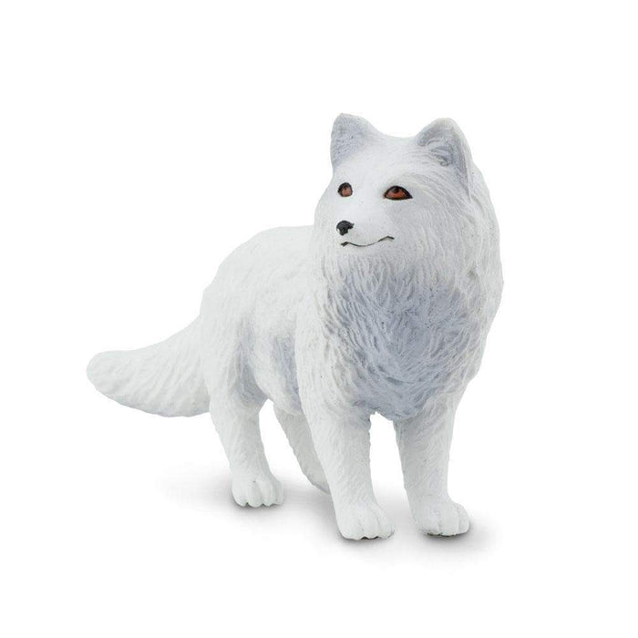 UANDME Fox Toy Figures Set Includes Arctic Fox & Red Foxes Figurines Cake  Toppers (5 Foxes)