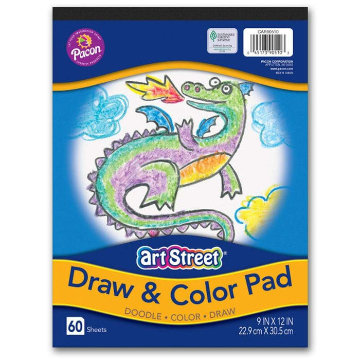 Art Street® Draw & Color Pad