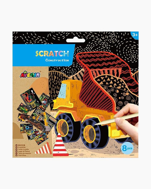 Avenir - Scratch Art - Construction - Safari Ltd®