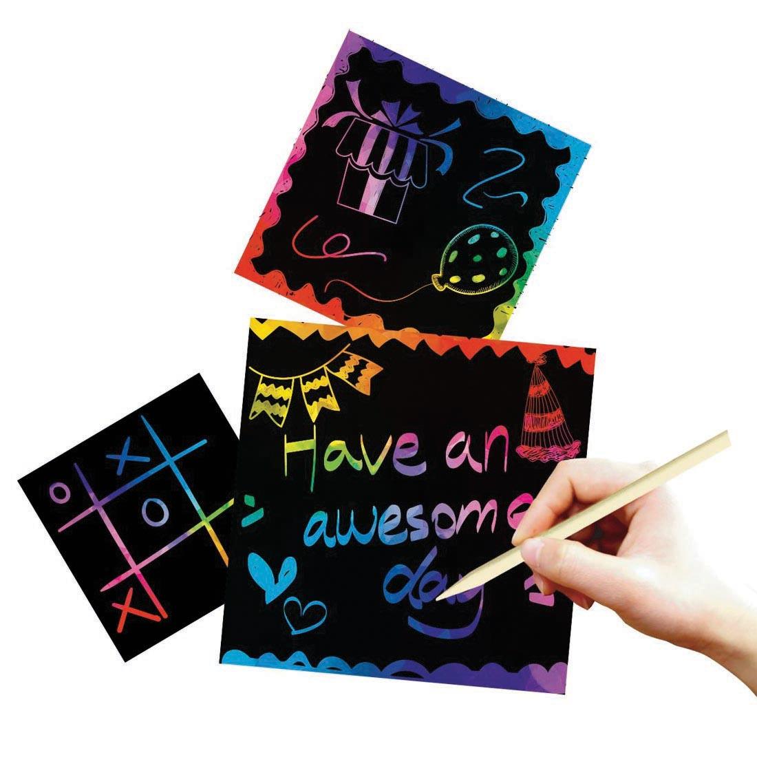 Avenir - Scratch Art Note Paper - Safari Ltd®