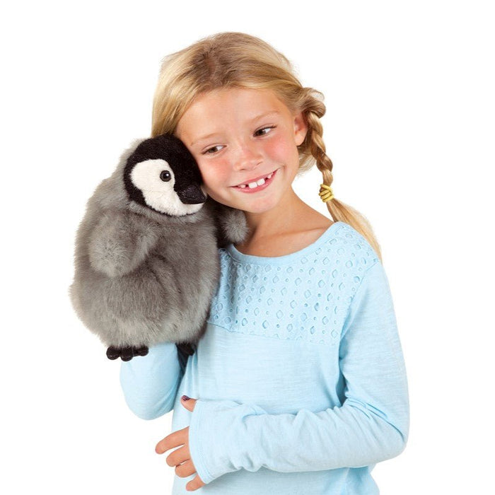 Baby Emperor Penguin Puppet - Safari Ltd®