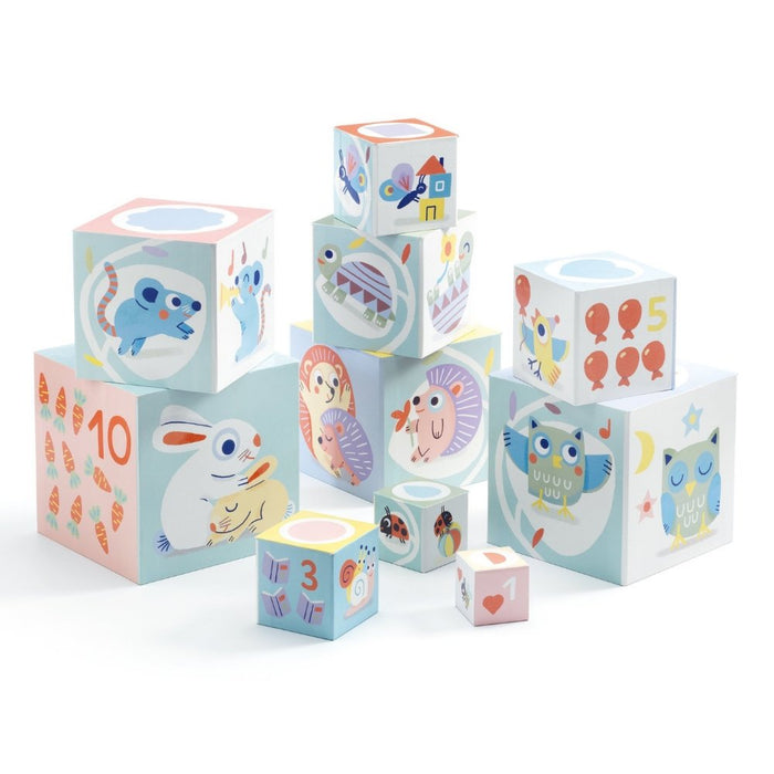 Baby White Baby Bloki Nest & Stack Blocks | | Safari Ltd®