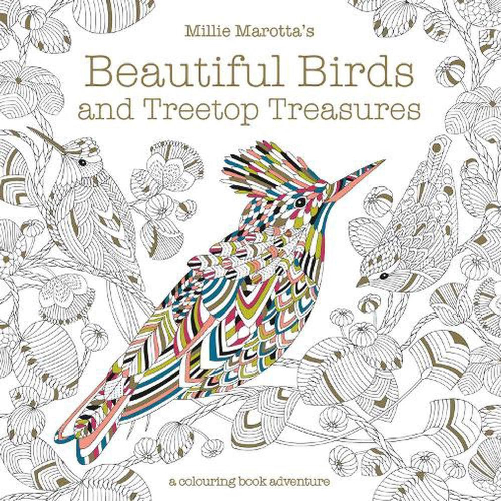 Beautiful Birds & Treetop Treasures Coloring Book Union Square & Co
