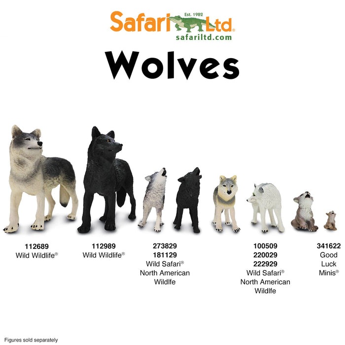 Black Wolf Toy - Safari Ltd®