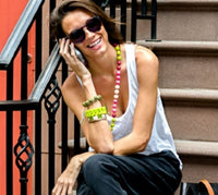 Bleecker Necklace for Mom & Teether for Baby - Turquoise - Safari Ltd®