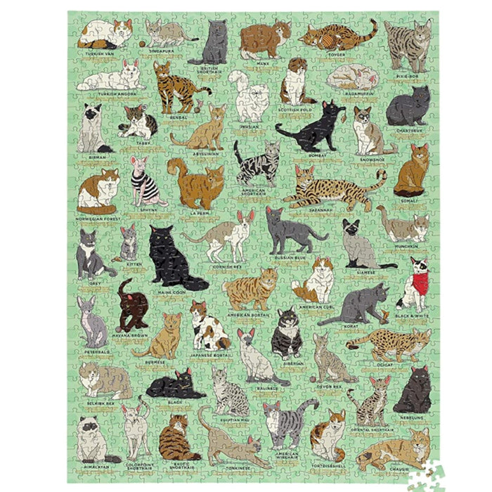 Cat Lover's 1000 Piece Jigsaw Puzzle - Safari Ltd®