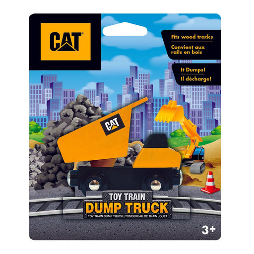 Caterpillar - Dump Truck Wood Toy Train - Safari Ltd®