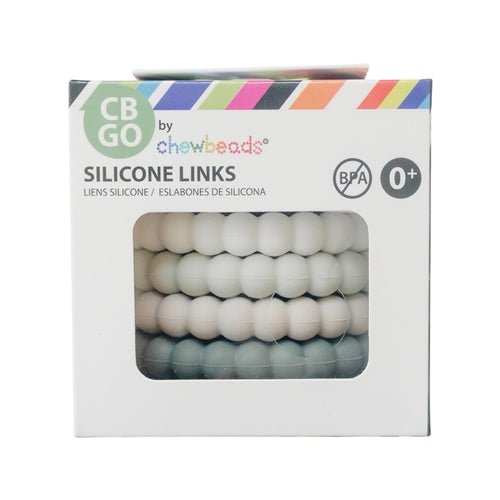 CB GO - Links - Neutral Chewbeads Silicone Links | Neutral - Safari Ltd®