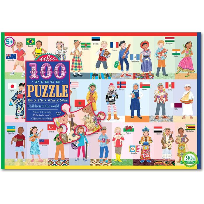 Puzzle mundo sale niños