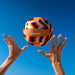 CLASSIC Beach Volleyball Deflated w/Air Pump - Safari Ltd®