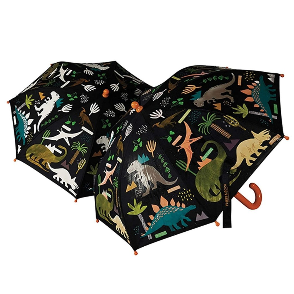 Cartoon Dino Dinosaur Pattern Print Foldable Umbrella