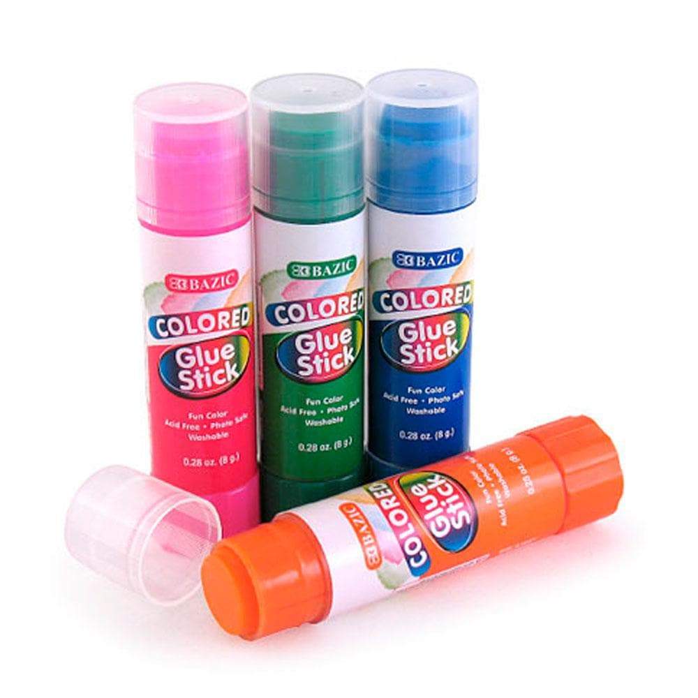 Colored shop glue sticks