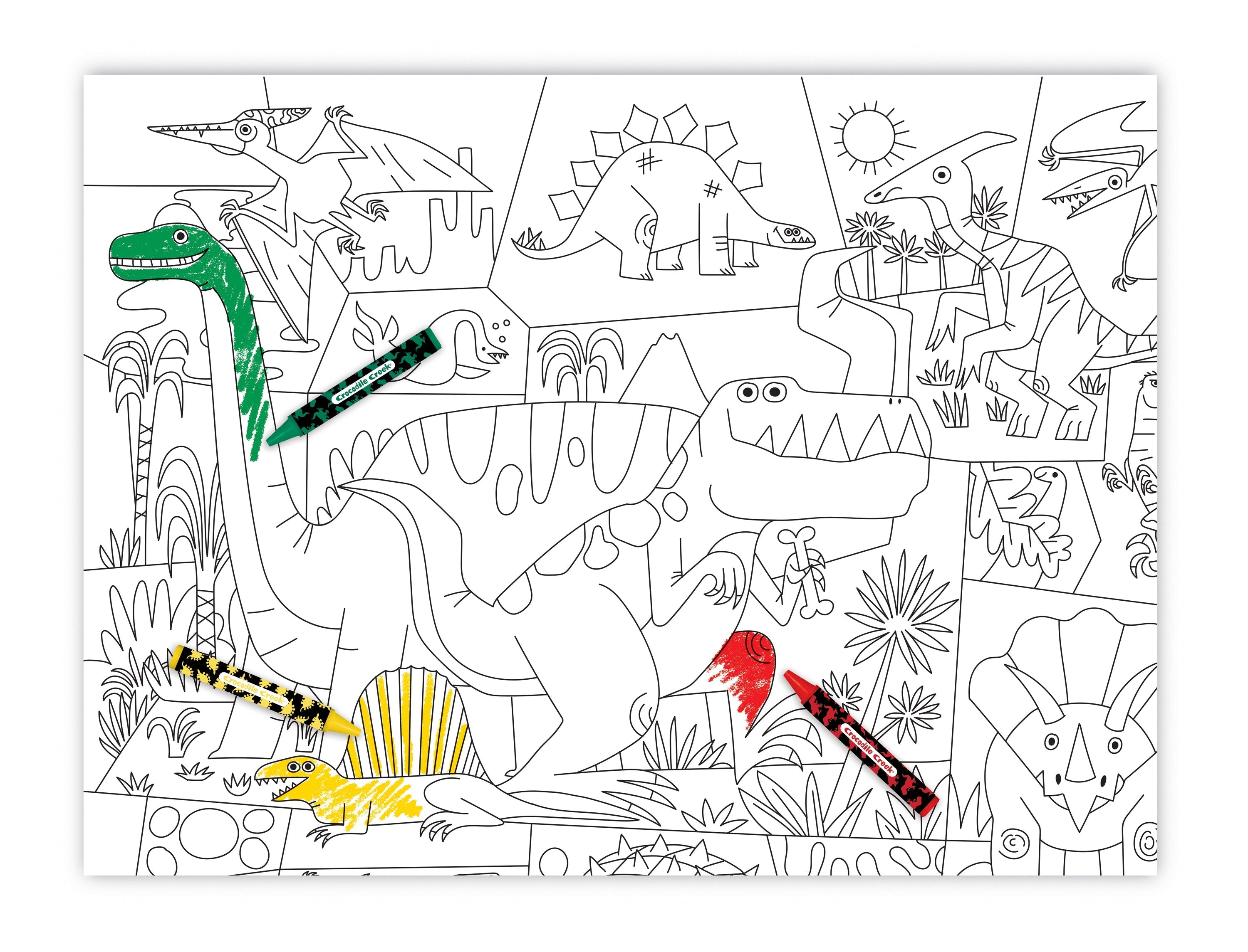 Coloring Art Sets: Dino World - Safari Ltd®