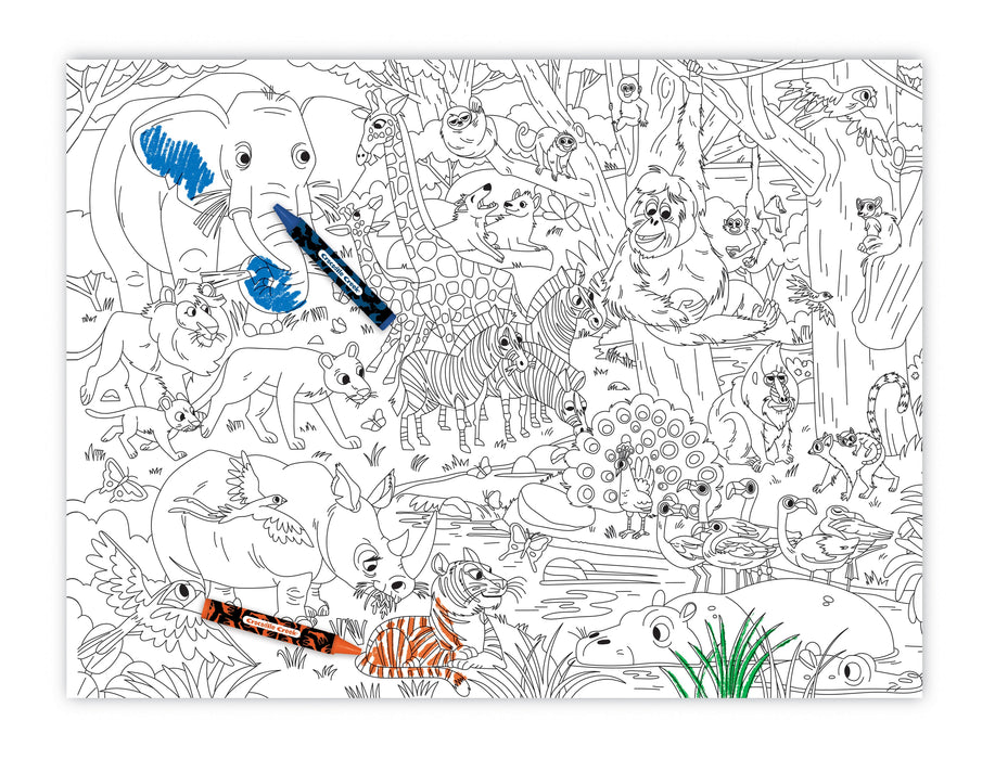 Coloring Art Sets: Jungle Jamboree - Safari Ltd®