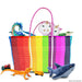 Colors For Good Jumbo Recycled Woven Tote Bag - Rainbow - Safari Ltd®