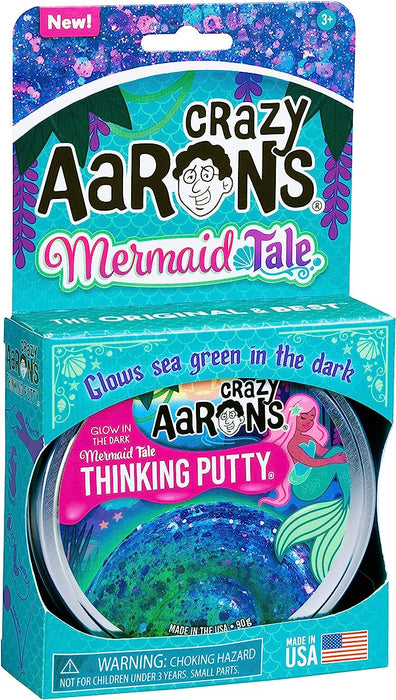Crazy Aarons - Glowbrights Thinking Putty - Mermaid Tale - Safari Ltd®