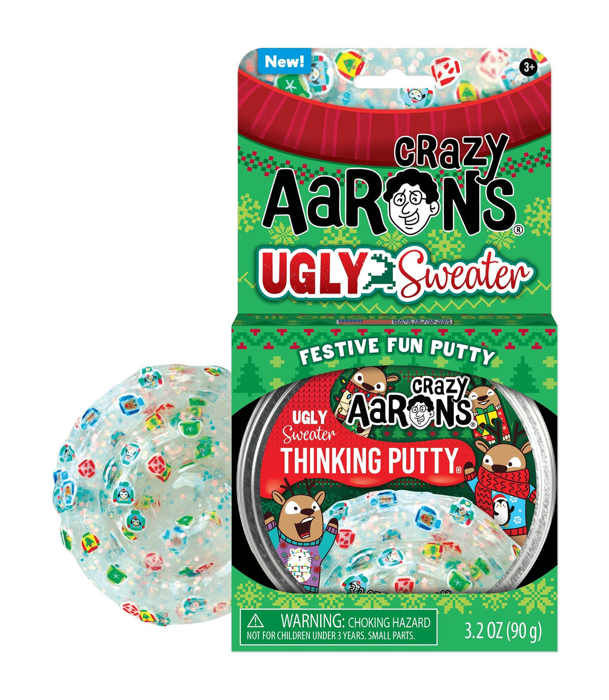 Crazy Aaron's Thinking Putty - Ugly Sweater