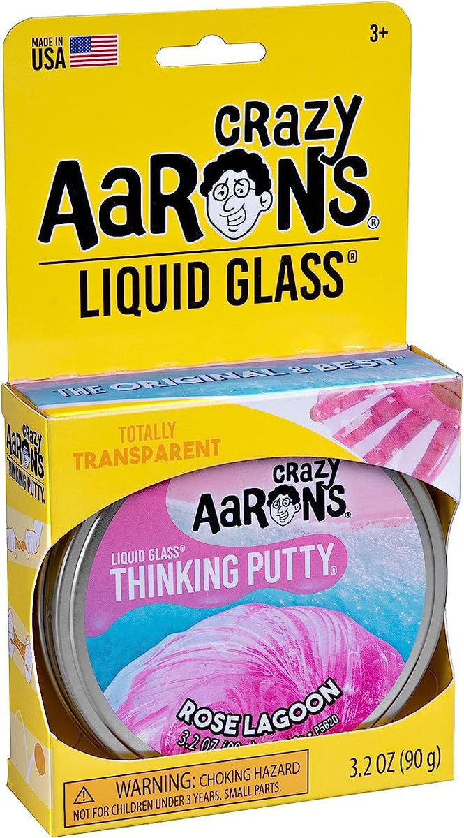  Crazy Aaron's Liquid Glass & Rainbow Thinking Putty Bundle :  Toys & Games