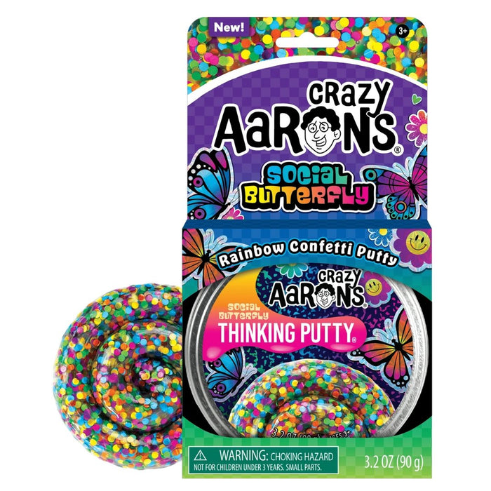 Crazy Aarons - Thinking Putty - Trendsetter - Social Butterfly - Safari Ltd®