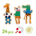Crazy Animal Mix & Match Wooden Magnets - Safari Ltd®