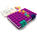 Customizable Silicone Journal with 70 Cubes - FUSCHIA GLITTER - Safari Ltd®