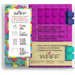 Customizable Silicone Journal with 70 Cubes - FUSCHIA GLITTER - Safari Ltd®