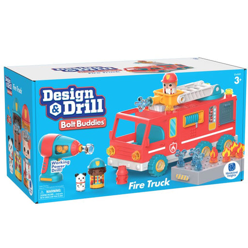 Design & Drill Bolt Buddies Fire Truck - Safari Ltd®
