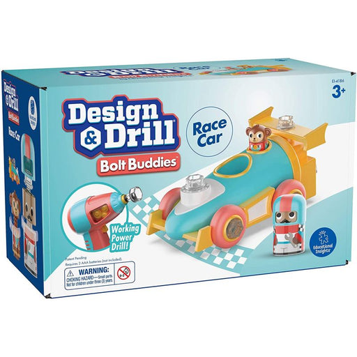 Design & Drill Bolt Buddies Race Car - Safari Ltd®