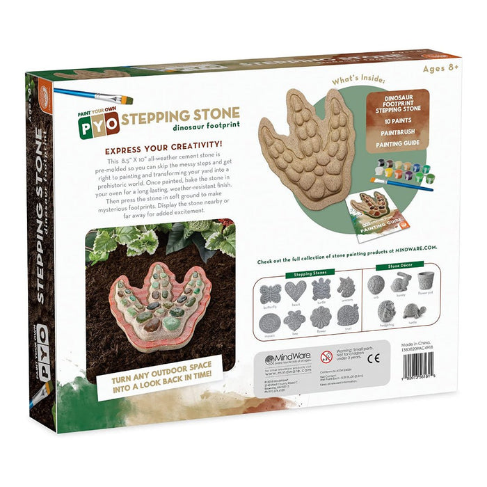 Dino Footprint Stepping Stone Craft Kit - Safari Ltd®