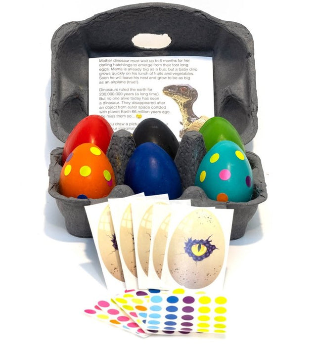 Dinosaur Eggs Beeswax Crayons - Safari Ltd®