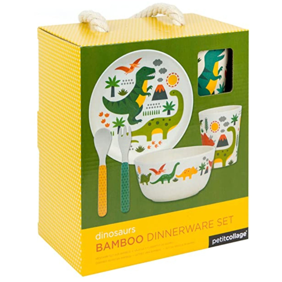 Dinosaurs EcoFriendly Bamboo Dinnerware Set dinnerware Safari Ltd®