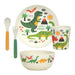Dinosaurs Eco-Friendly Bamboo Dinnerware Set - Safari Ltd®