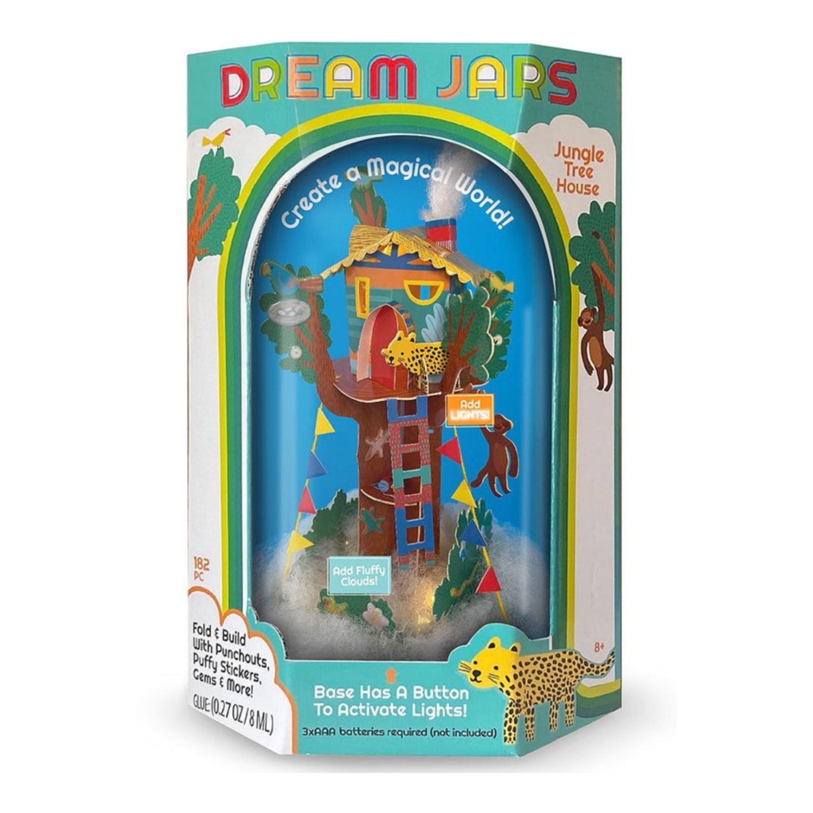 DIY Dream Jars - Jungle Tree House Magical Light-Up Activity