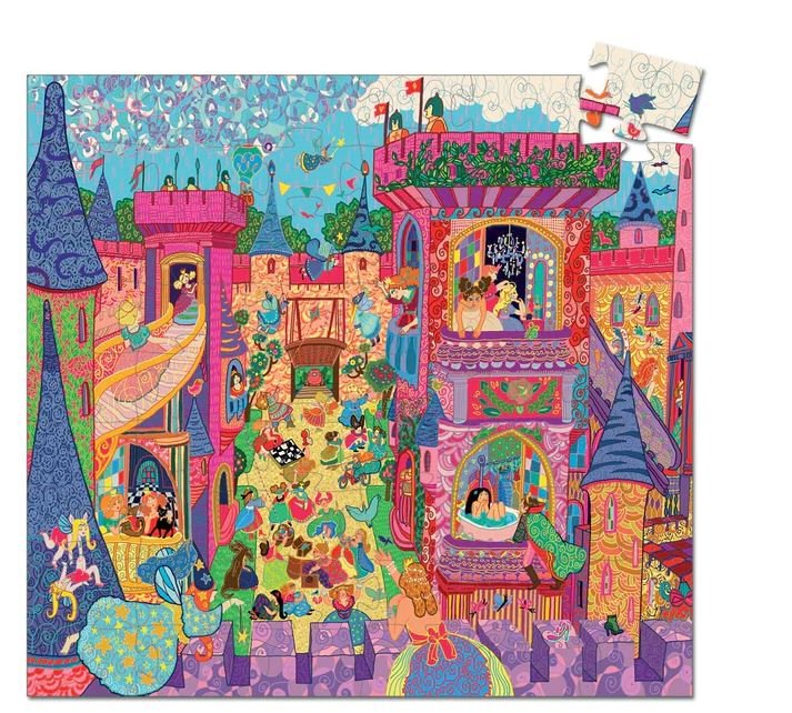 DJECO Silhouette Puzzle - The Fairy Castle - 54 pcs - Safari Ltd®